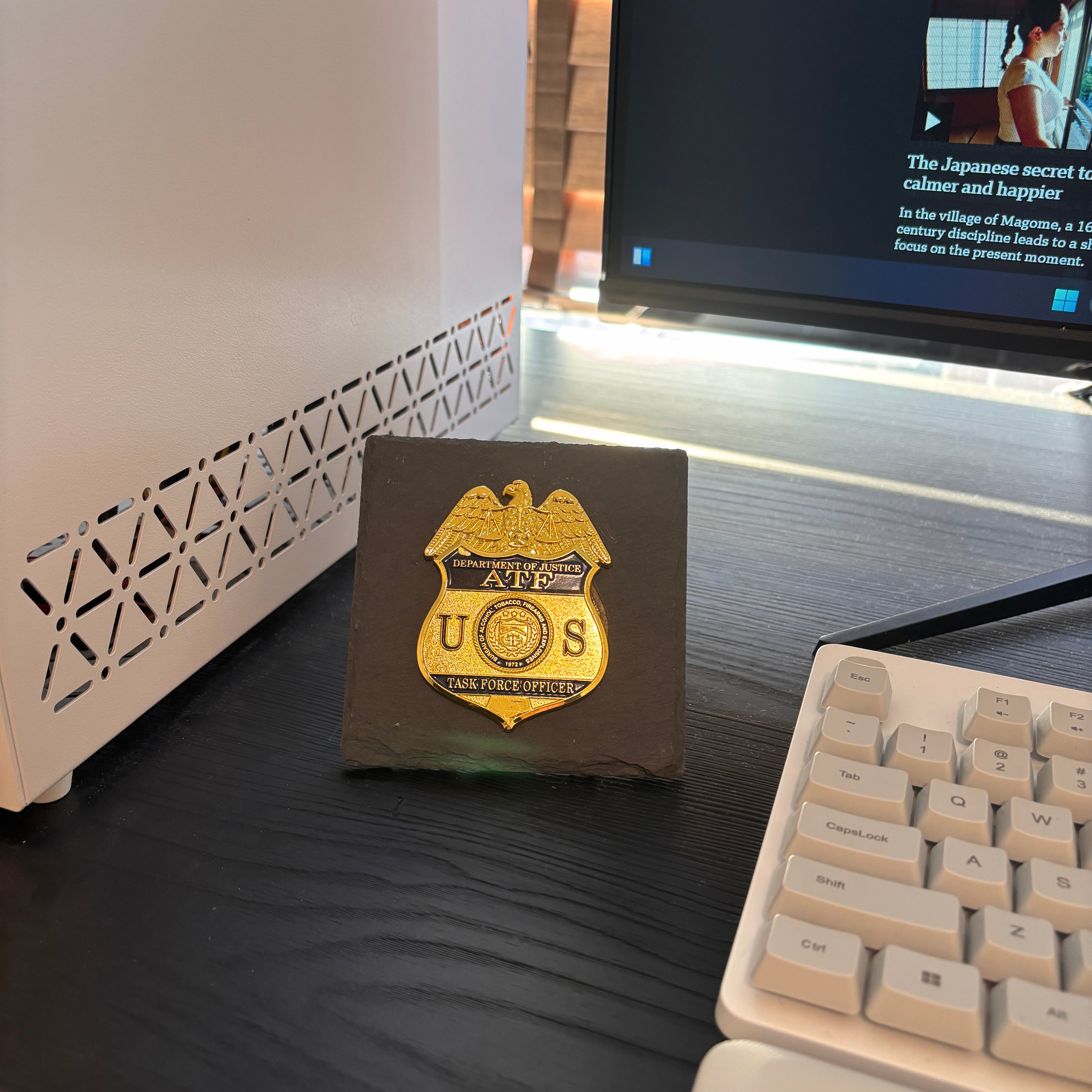 ATF Task Force Officer Badge Plaques Law Enforcement Award & Recognition Collectible gifts retirement memorial
