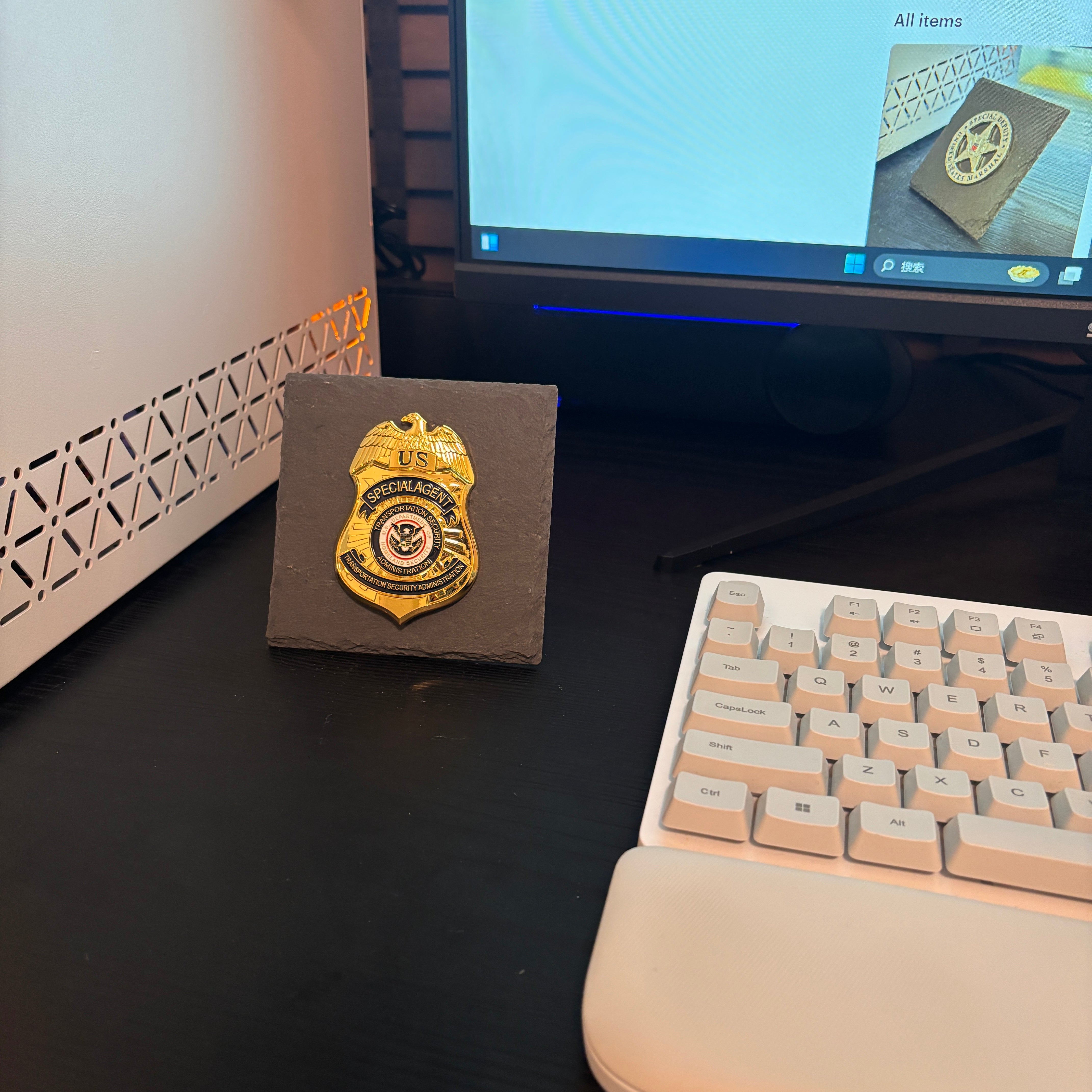 Special agent police badge Desk Decor,Law Enforcement Award & Recognition Collectible gifts retirement memorial