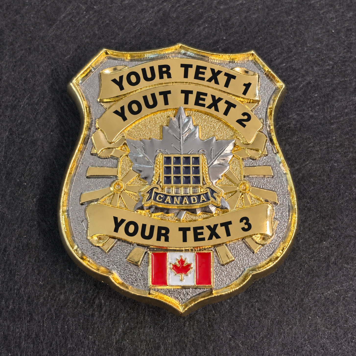 Canada Border Services Agency CBSA(ASFC) Customizable badge Replica Movie Props