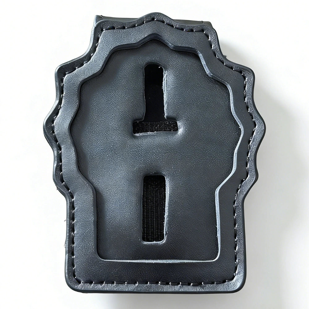Vegan leather Police Holder For NYPD Badges