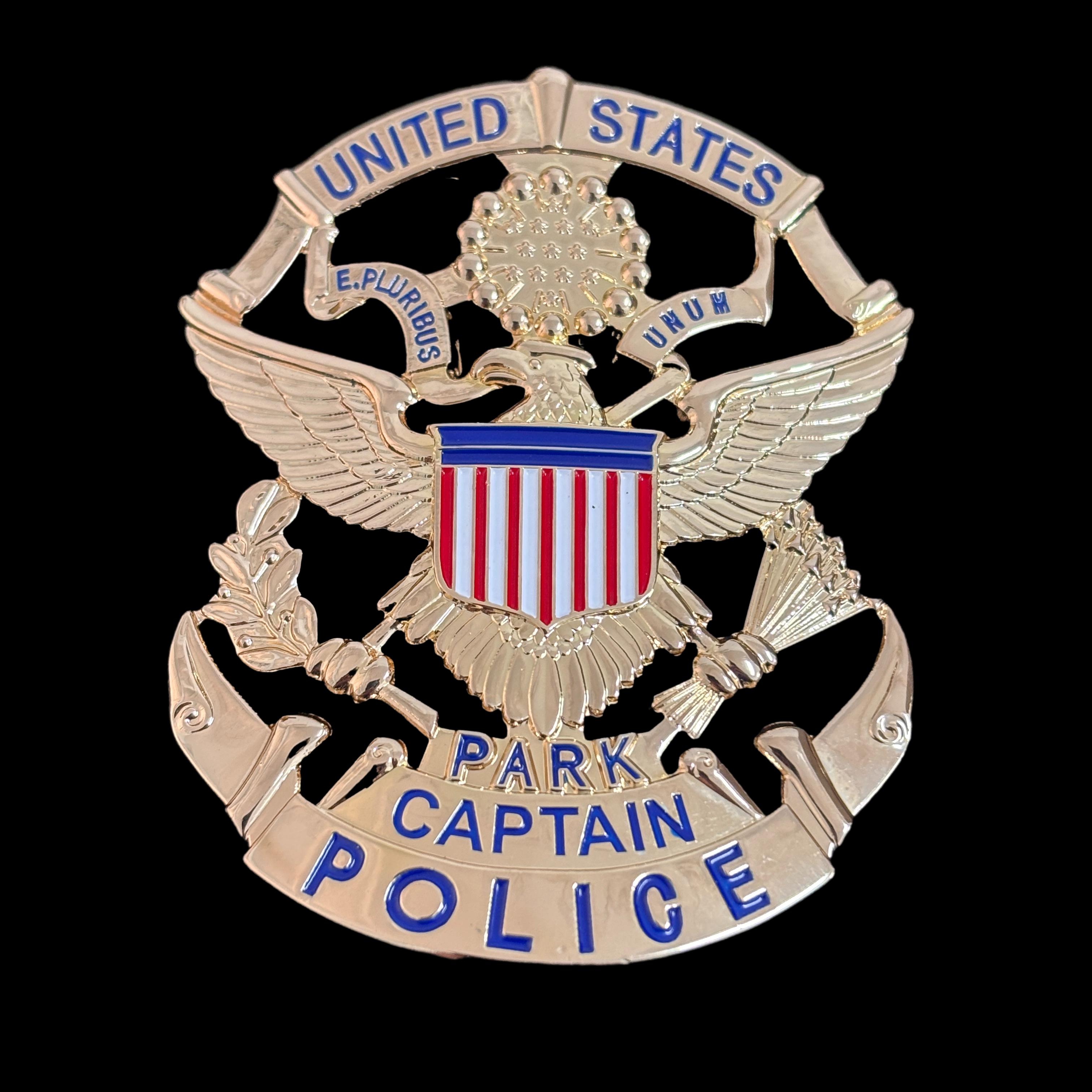 Captain US Park Police Badge USPP Replica Movie Props