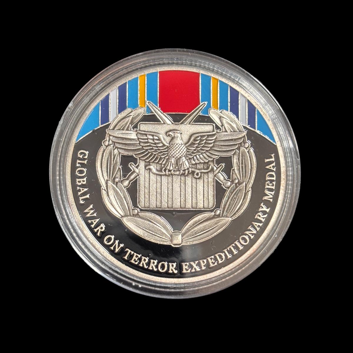 GLOBAL WAR ON TERROR EXPEDITIONARY MEDAL Challenge Coin