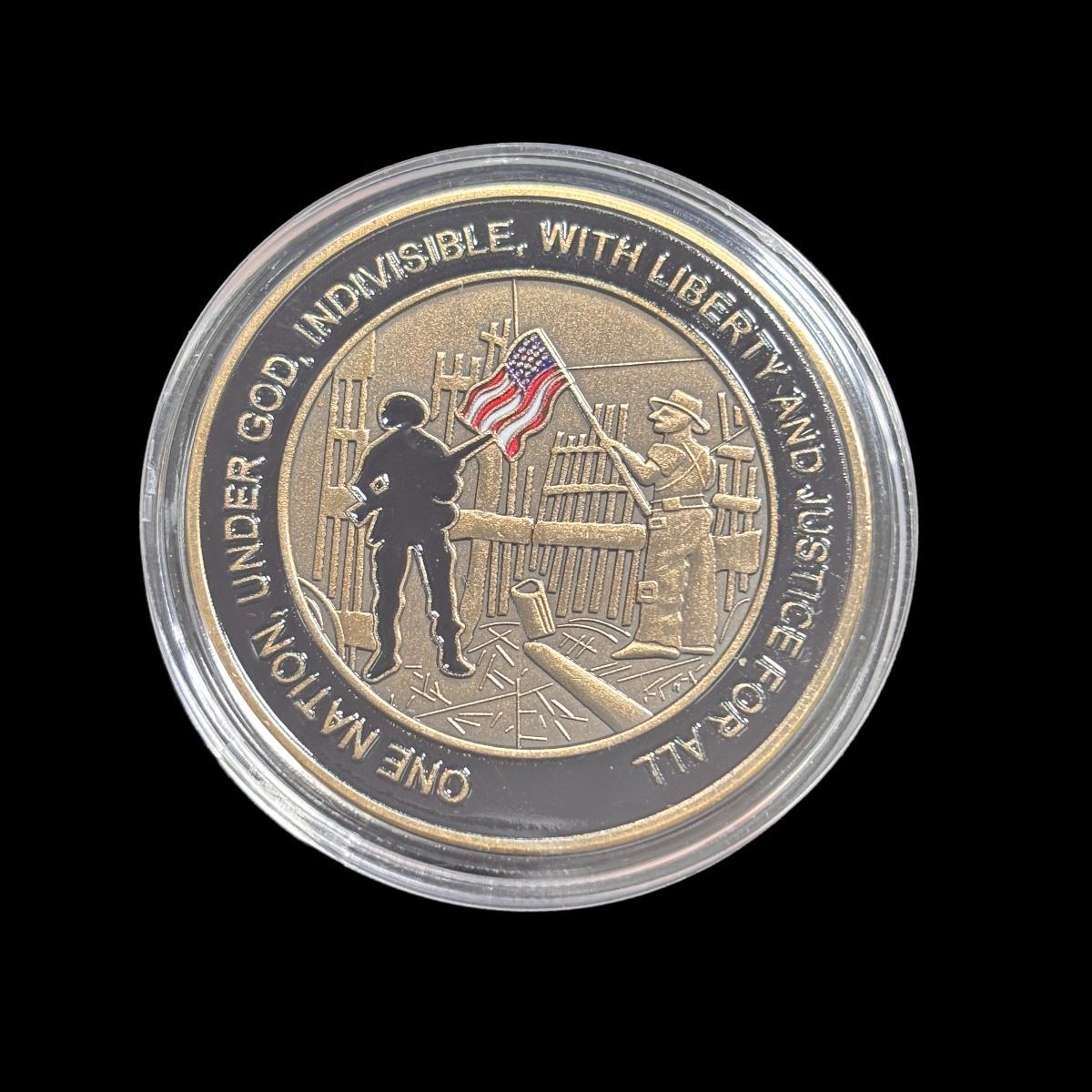 ONE NATION UNDER GOD, INDIVISIBLE, WITH LIBERTY AND JUSTICE FOR ALL Challenge Coin