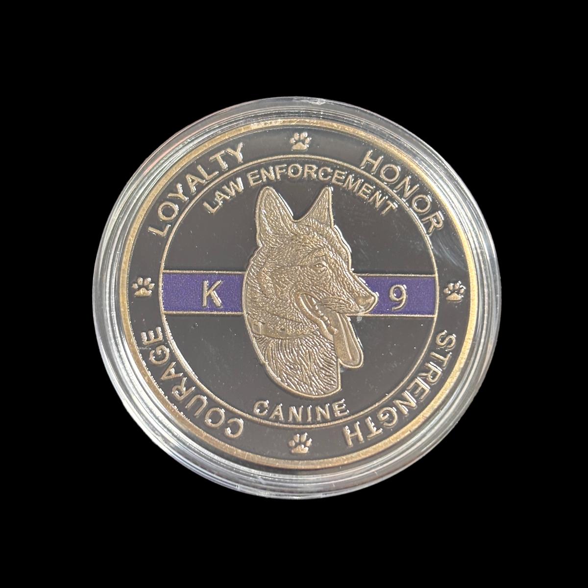 PROTECTOR OF LAW ENFORCEMENT GUARDIANS OF THE NIGHT Challenge Coin