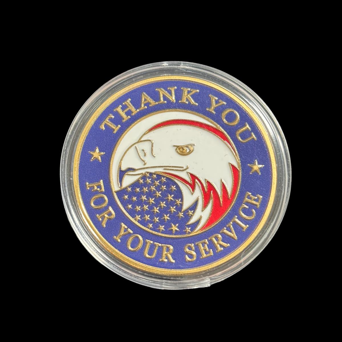 US YOUR NATION PROUDLY SALUTES YOU Challenge Coin