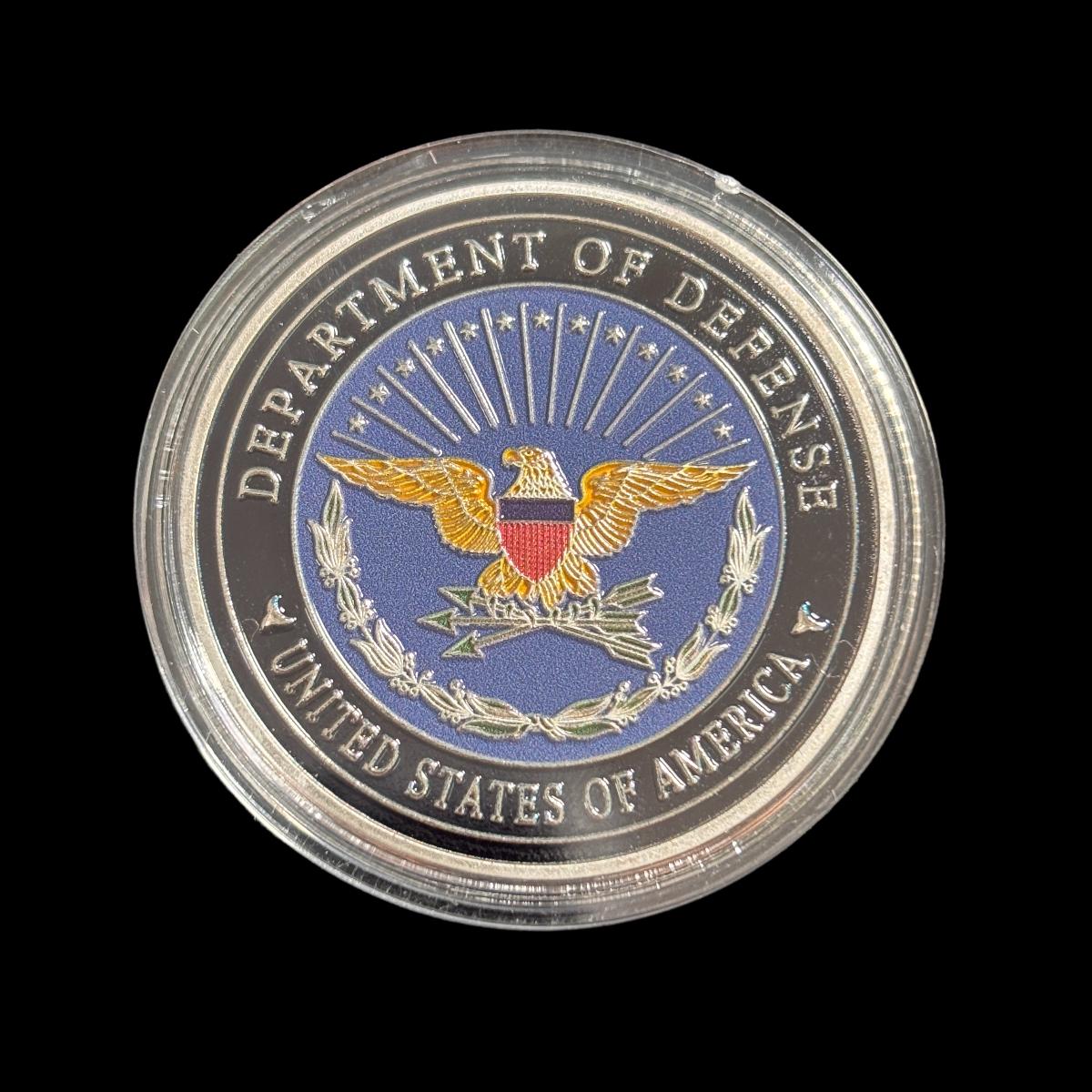 US THE PENTAGON DEPT, OF DEFENSE Challenge Coin