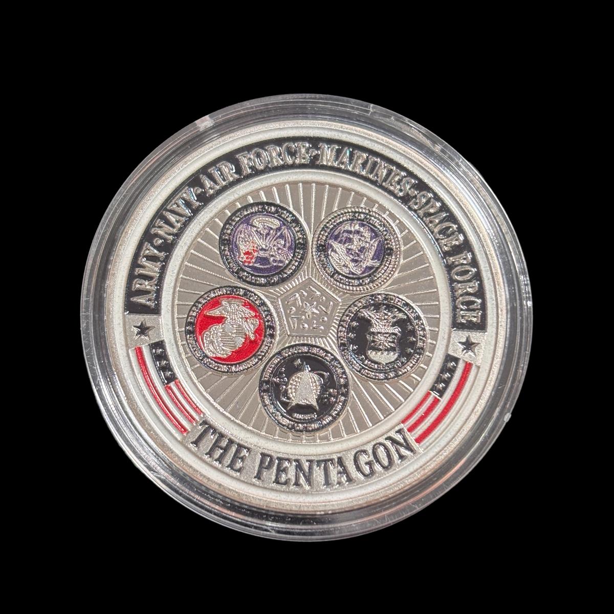 US THE PENTAGON DEPT, OF DEFENSE Challenge Coin