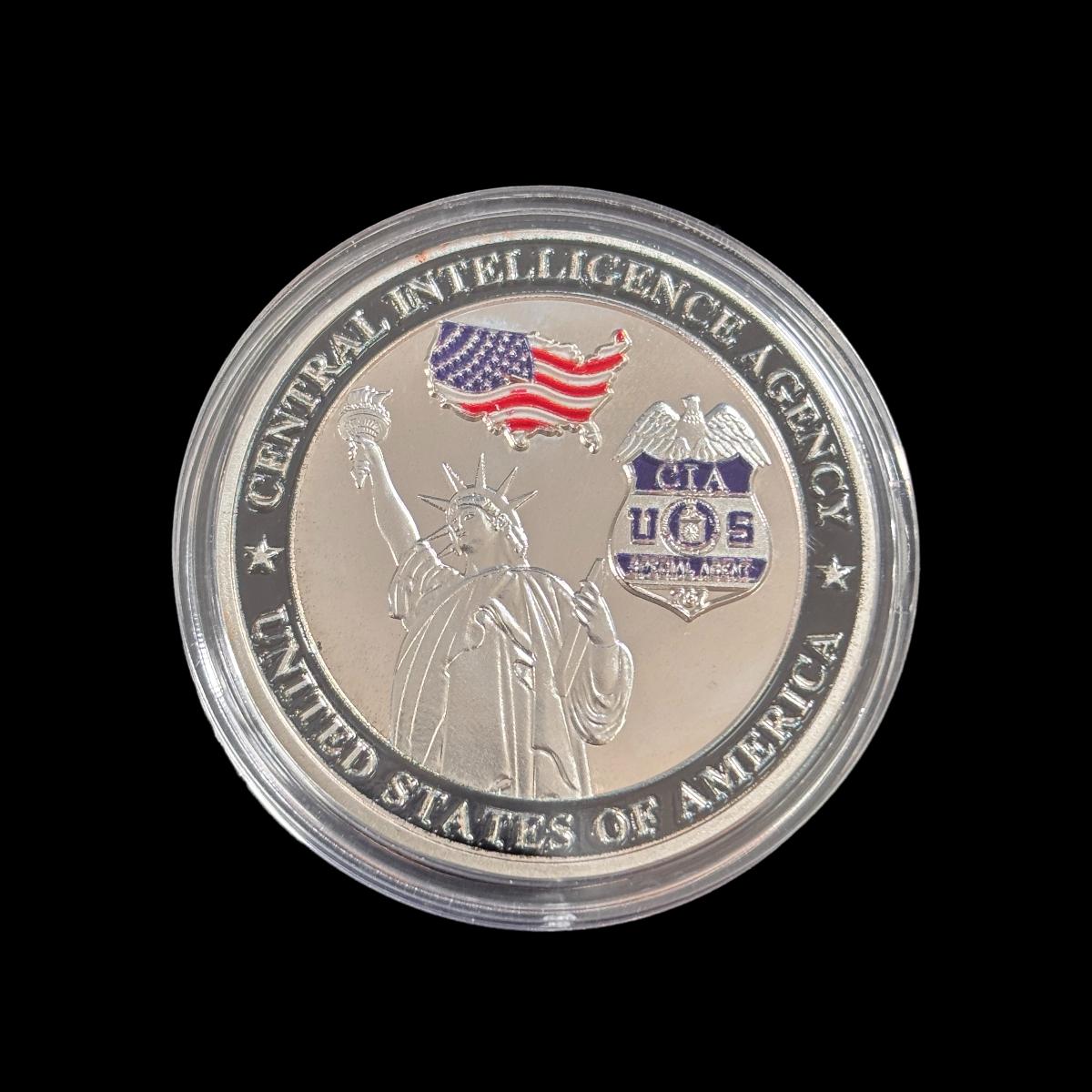 US CIA WE ARE THE NATION'S FIRST LINE OF DEFENSE Challenge Coin