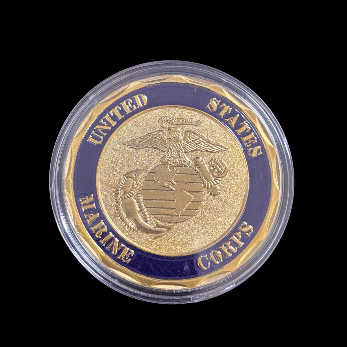 U.S. MARINE CORPS 2ND MARINE DICISION Challenge Coin