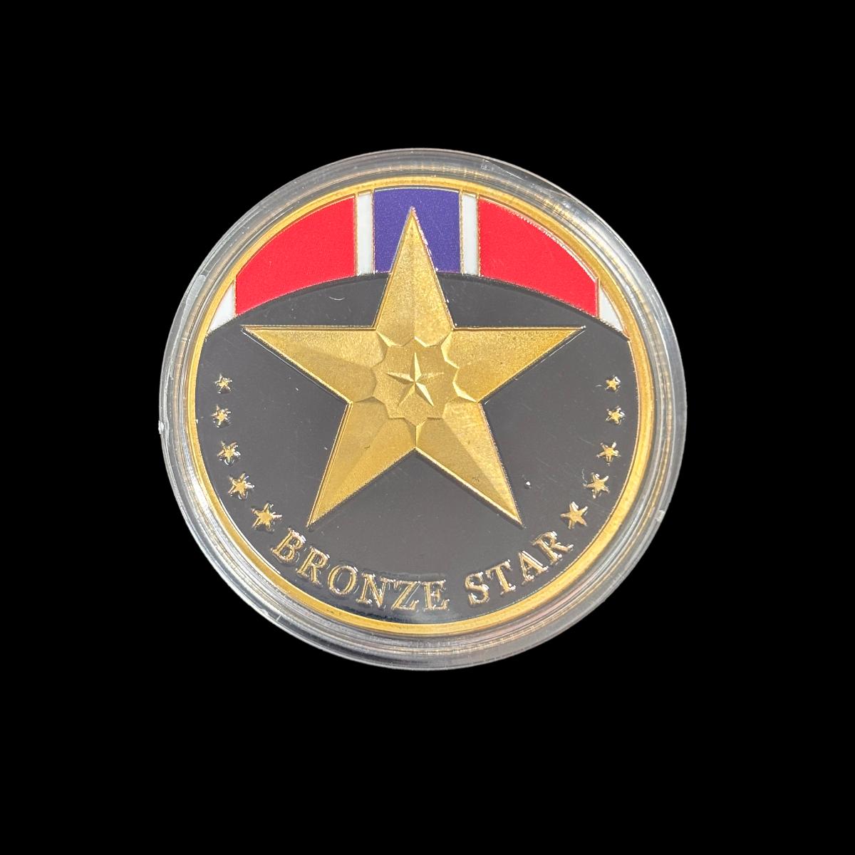 BRONZE STAR HEROIC OR MERITORIOUS ACHIEVEMENT Challenge Coin