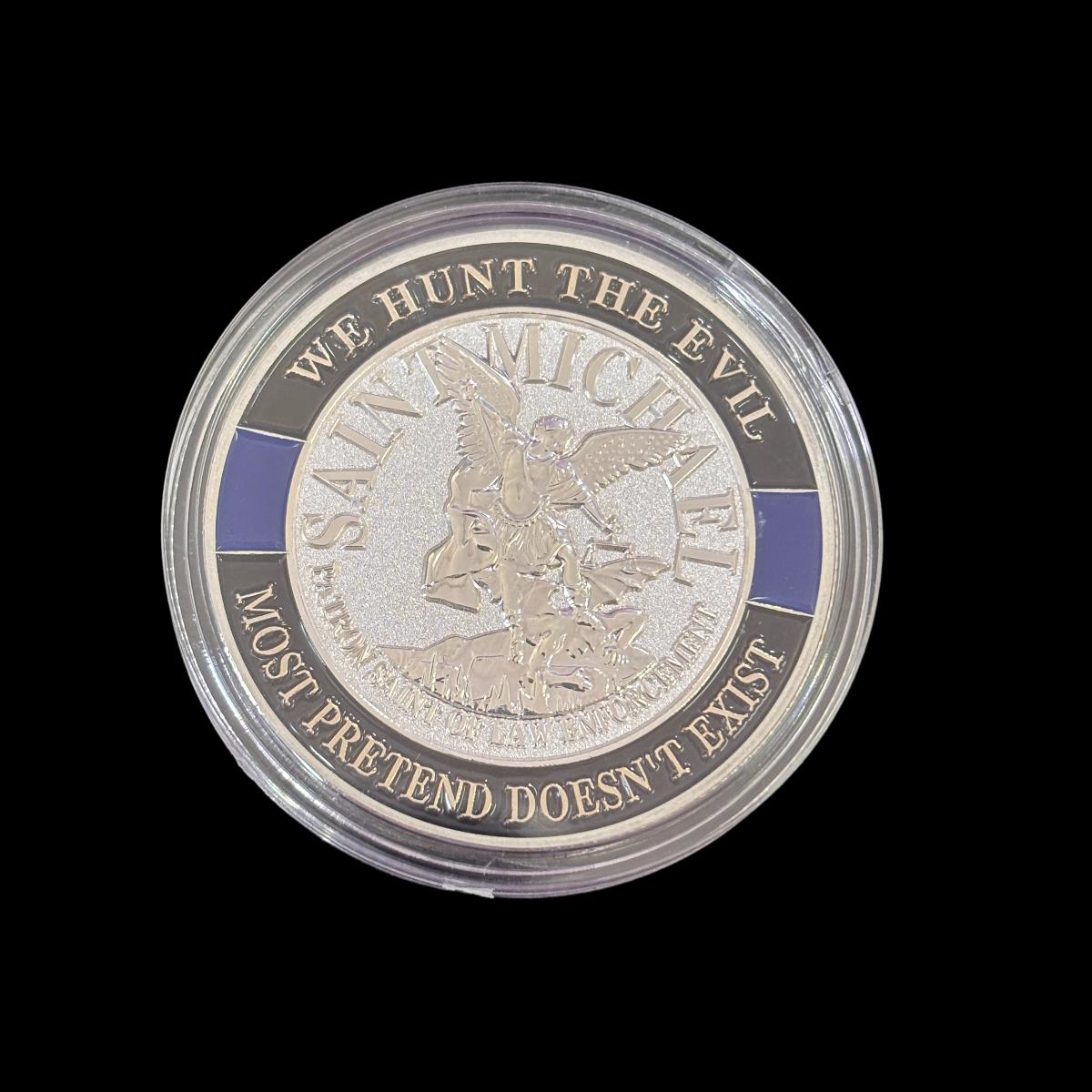 BLESSED ARE THE PEACEMAKERS SAINT MICHAEL Challenge Coin