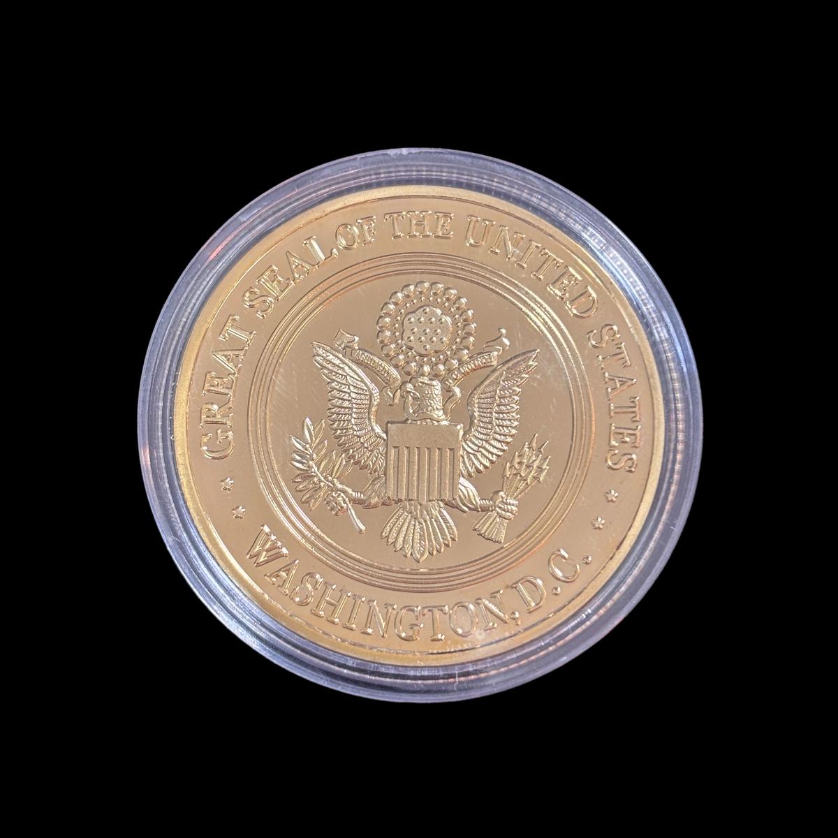 GREAT SEAL OF THE UNITED STATES WASHINGTON,D.C. COAST GUARD Challenge Coin