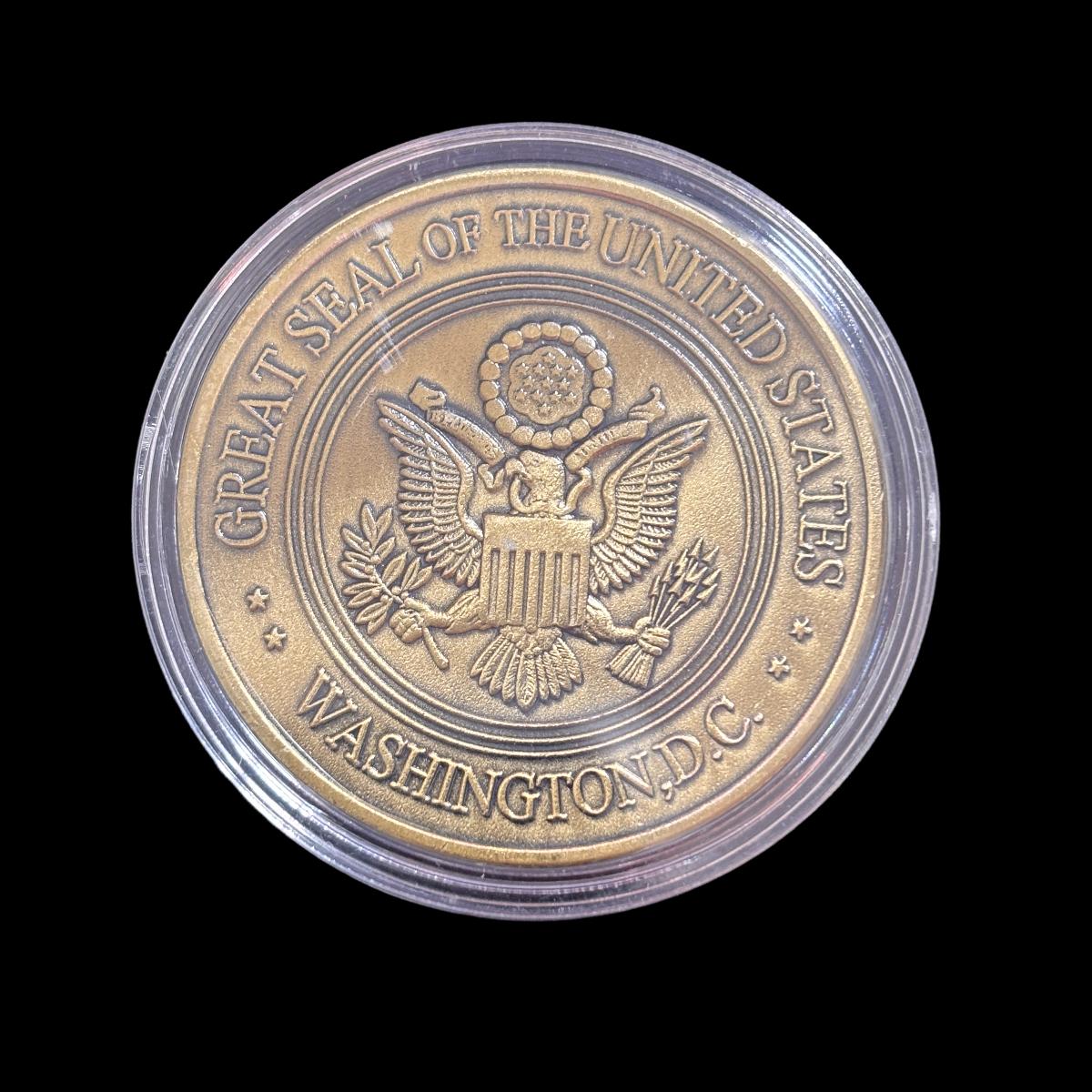 GREAT SEAL OF THE UNITED STATES WASHINGTON, D.C. SAINT MICHAEL Challenge Coin