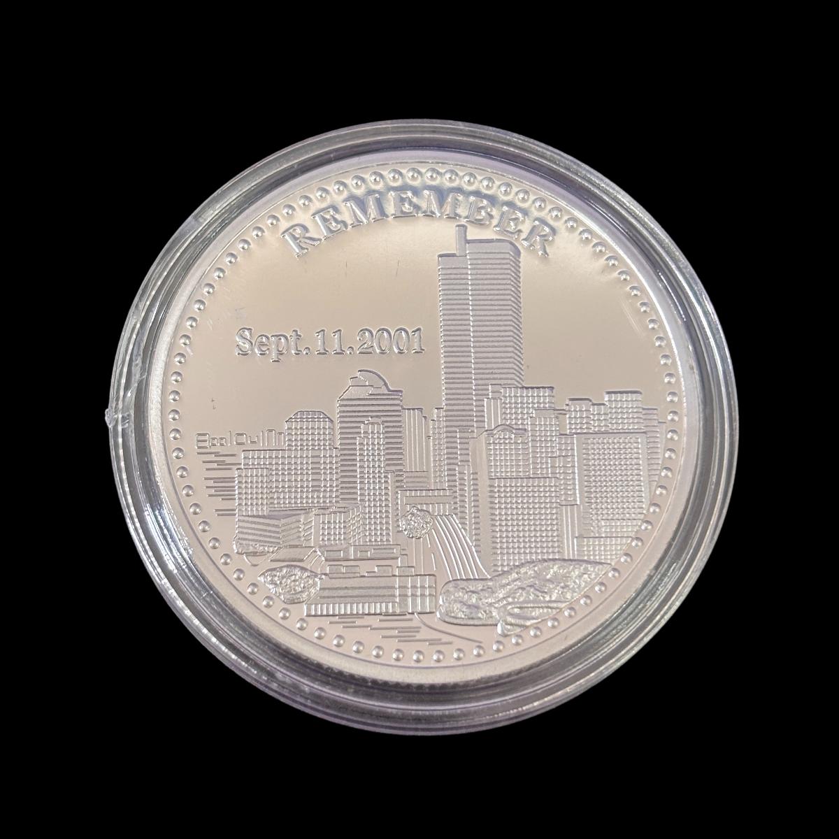 AMERICAN HEROES REMEMBER SEPT.11.2001 Challenge Coin