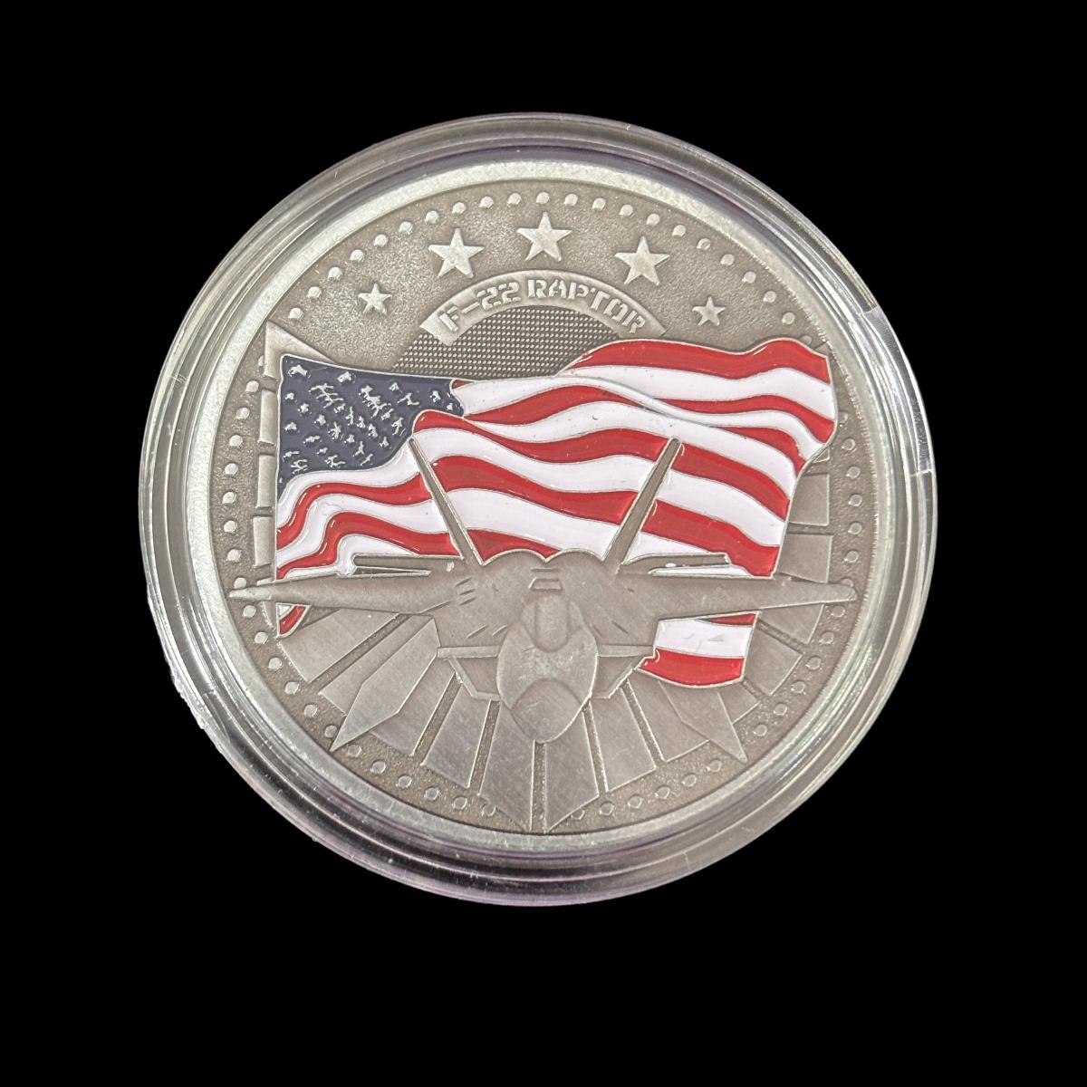 ROLE ORIGIN FIRST FLIGHT F-22 Challenge Coin