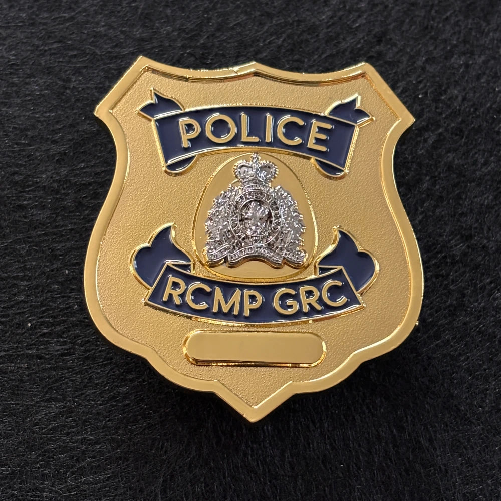 CANADA POLICE RCMP GRC Customizable Number Badge Movie Props