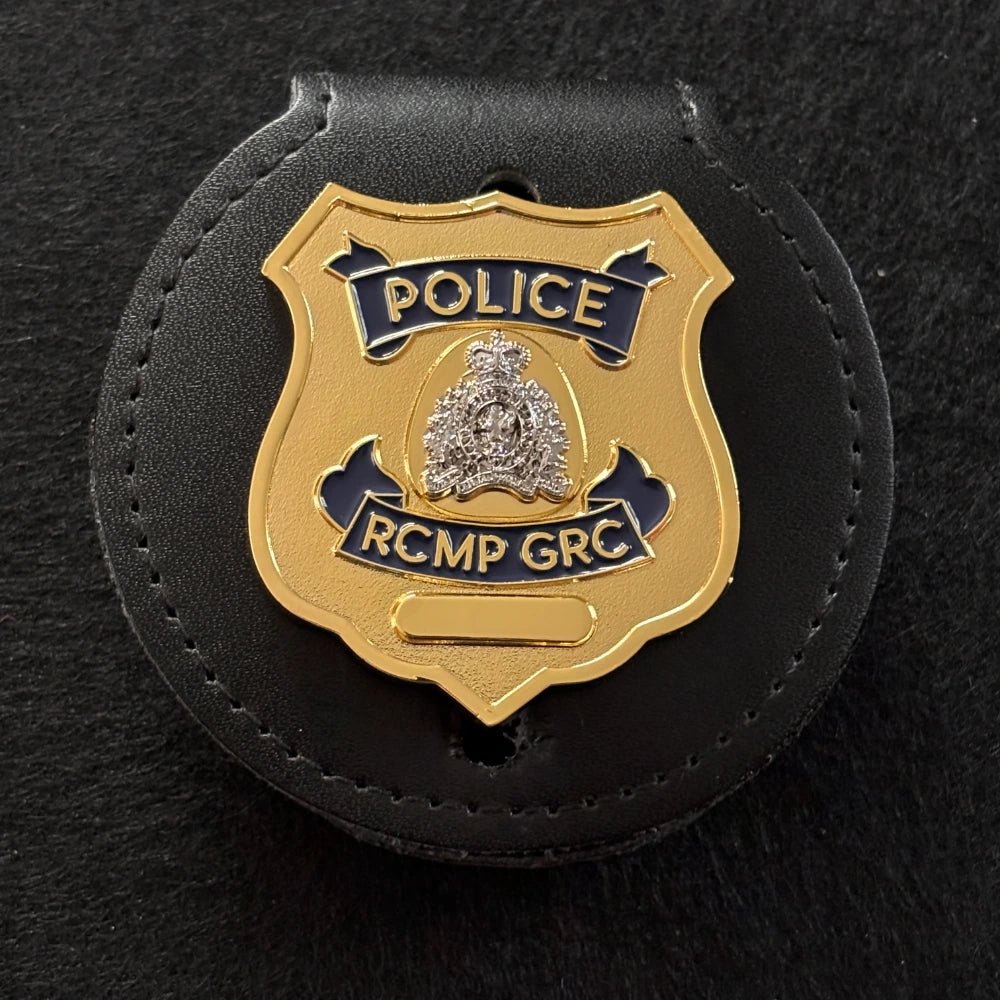 CANADA POLICE RCMP GRC Customizable Number Badge Movie Props