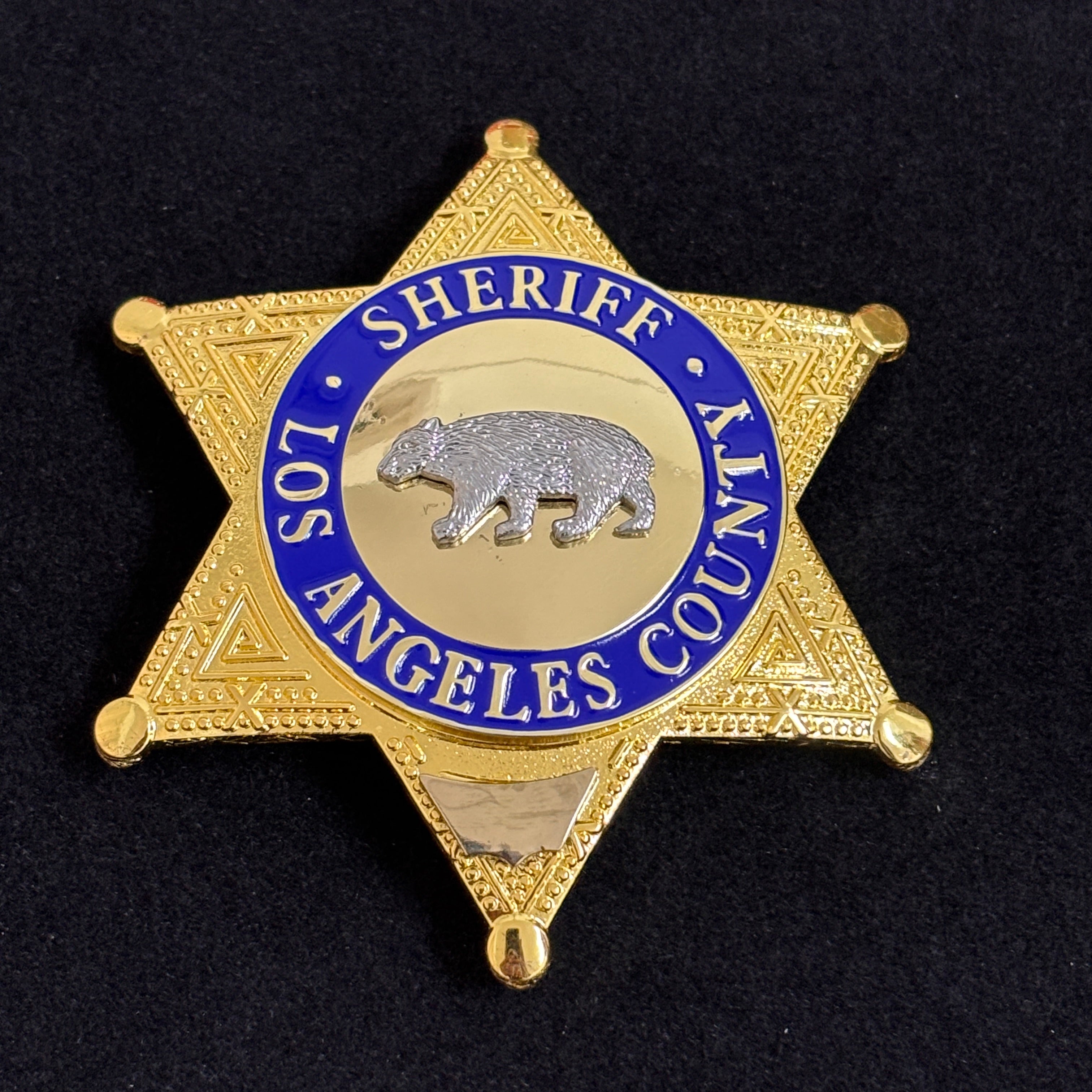 LASD Los Angeles County Sheriff Bear Badge Replica Movie Props
