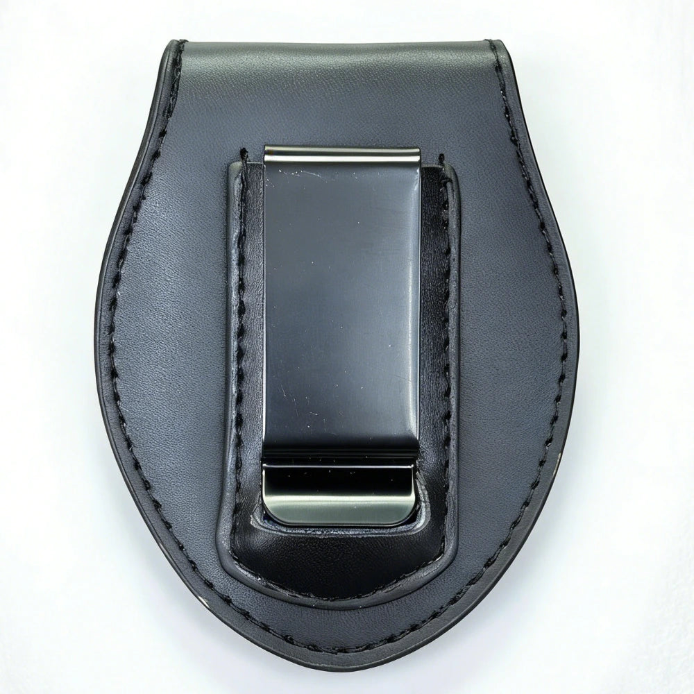 Oval Police Badge Holder Vegan leather Multi-size Police Badges