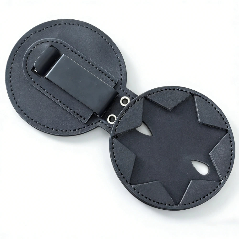 Perfect Fit Shield Wallets Seven-point Star Belt Clip Badge Holder