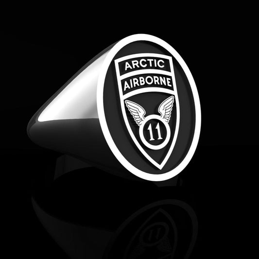 11th Airborne Division Army Ring