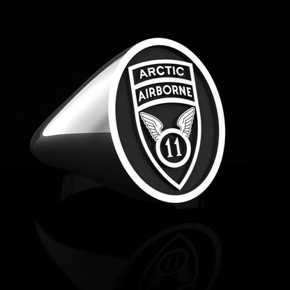 11th Airborne Division Army Ring
