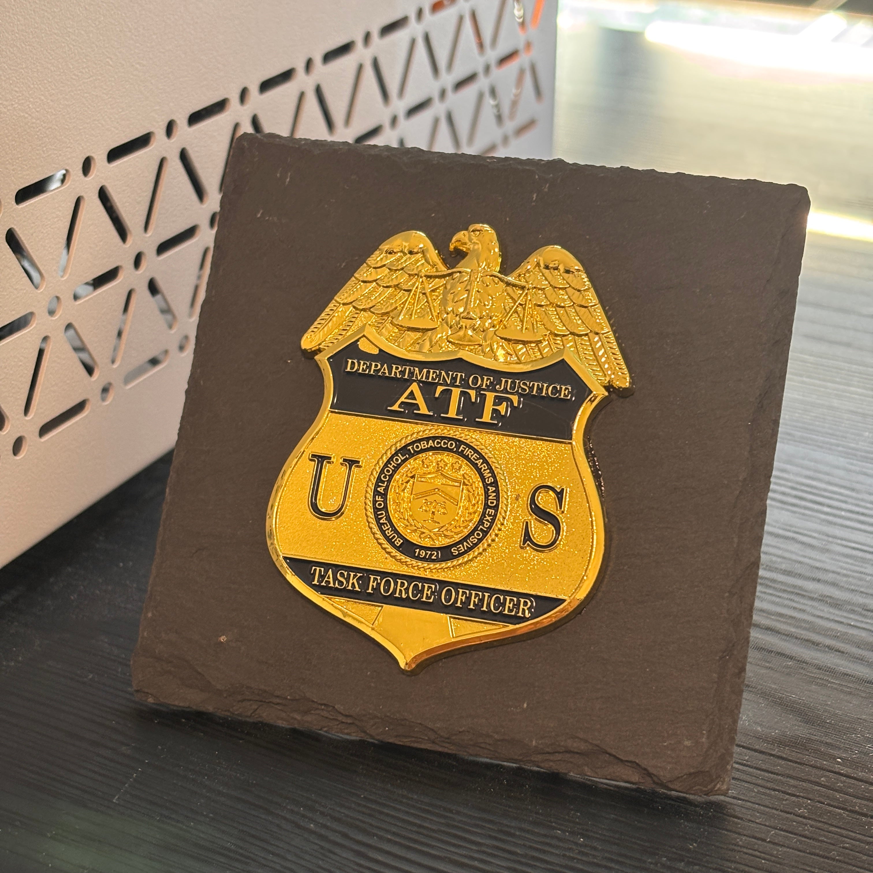 ATF Task Force Officer Badge Plaques Law Enforcement Award & Recognition Collectible gifts retirement memorial
