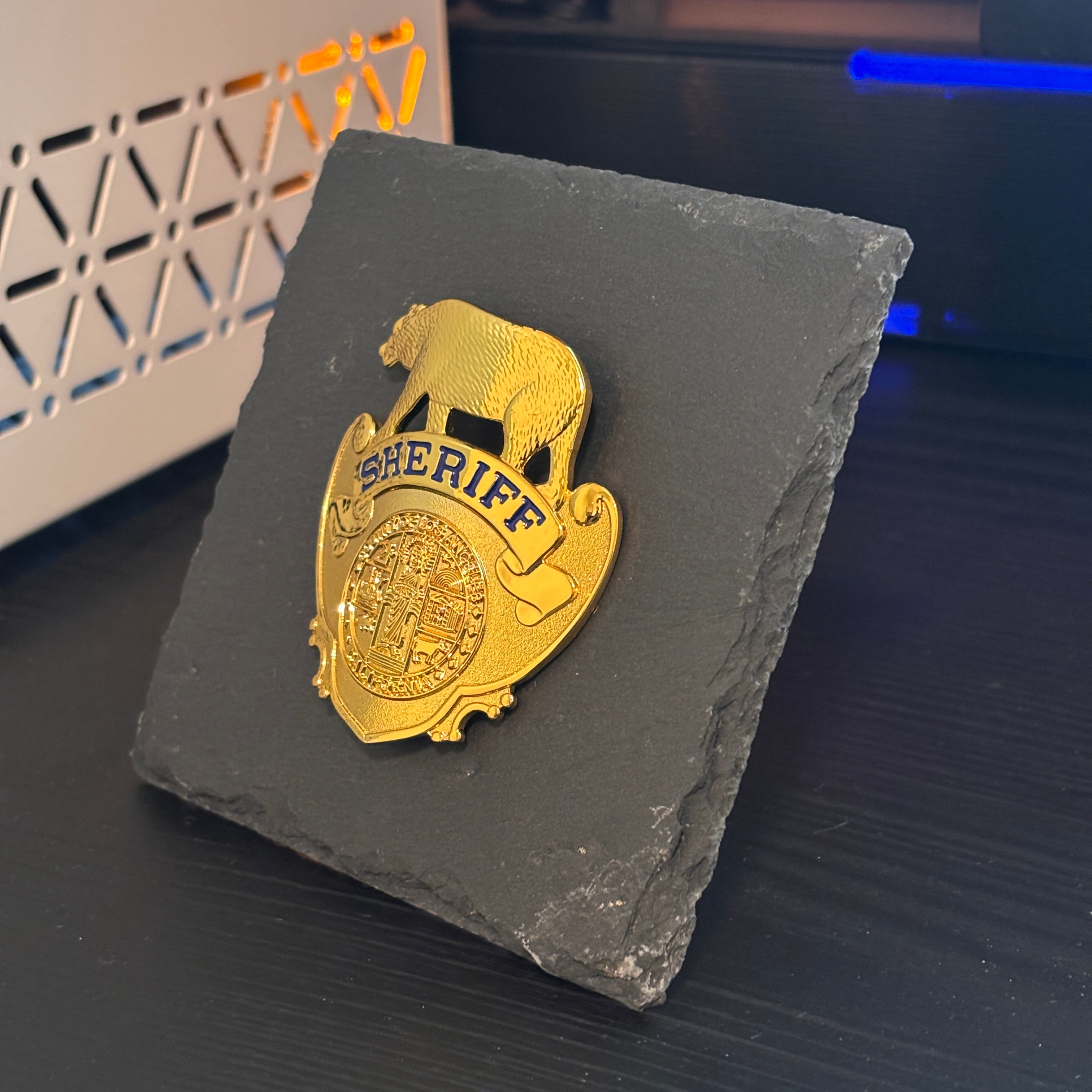 Sheriff badge Plaques Law Enforcement Award & Recognition Collectible gifts retirement memorial