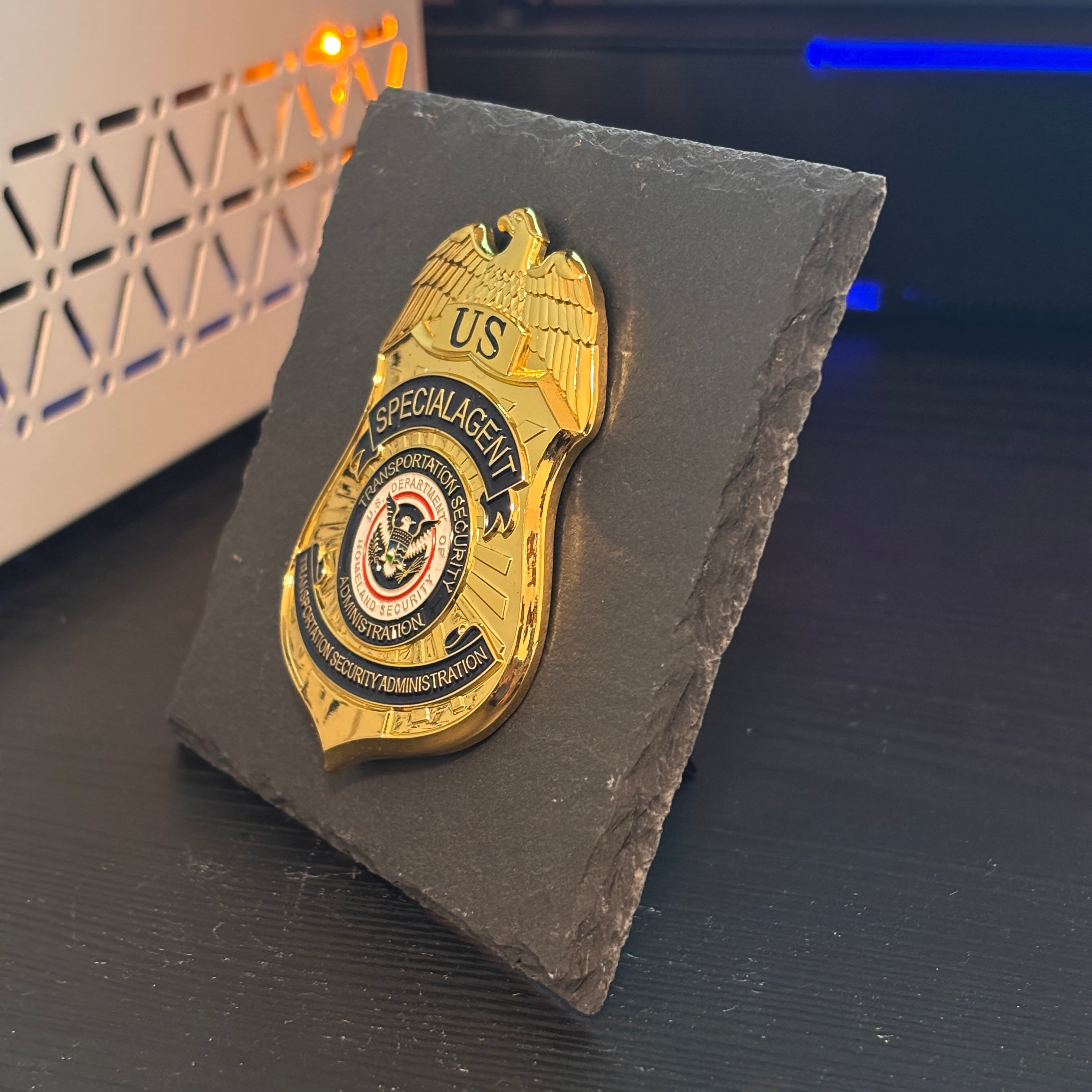 Special agent police badge Desk Decor,Law Enforcement Award & Recognition Collectible gifts retirement memorial