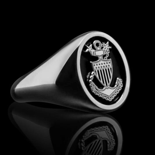 USCG Master Chief Signet Ring