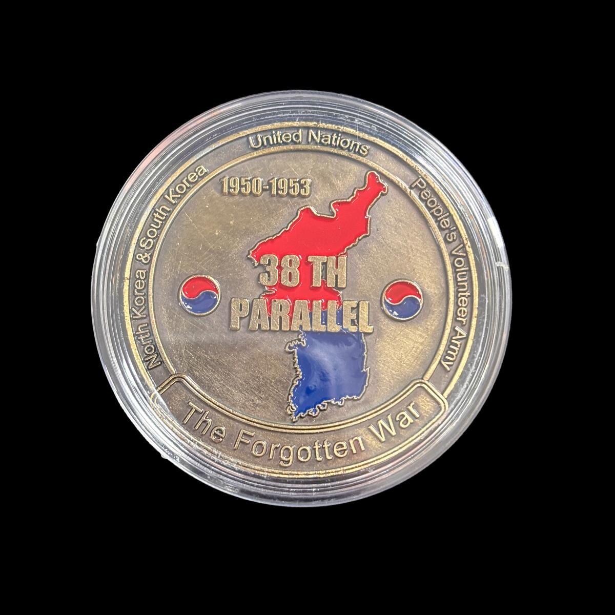 IX CORPS THE KOREAN WAR 38TH PARALLEL Challenge Coin