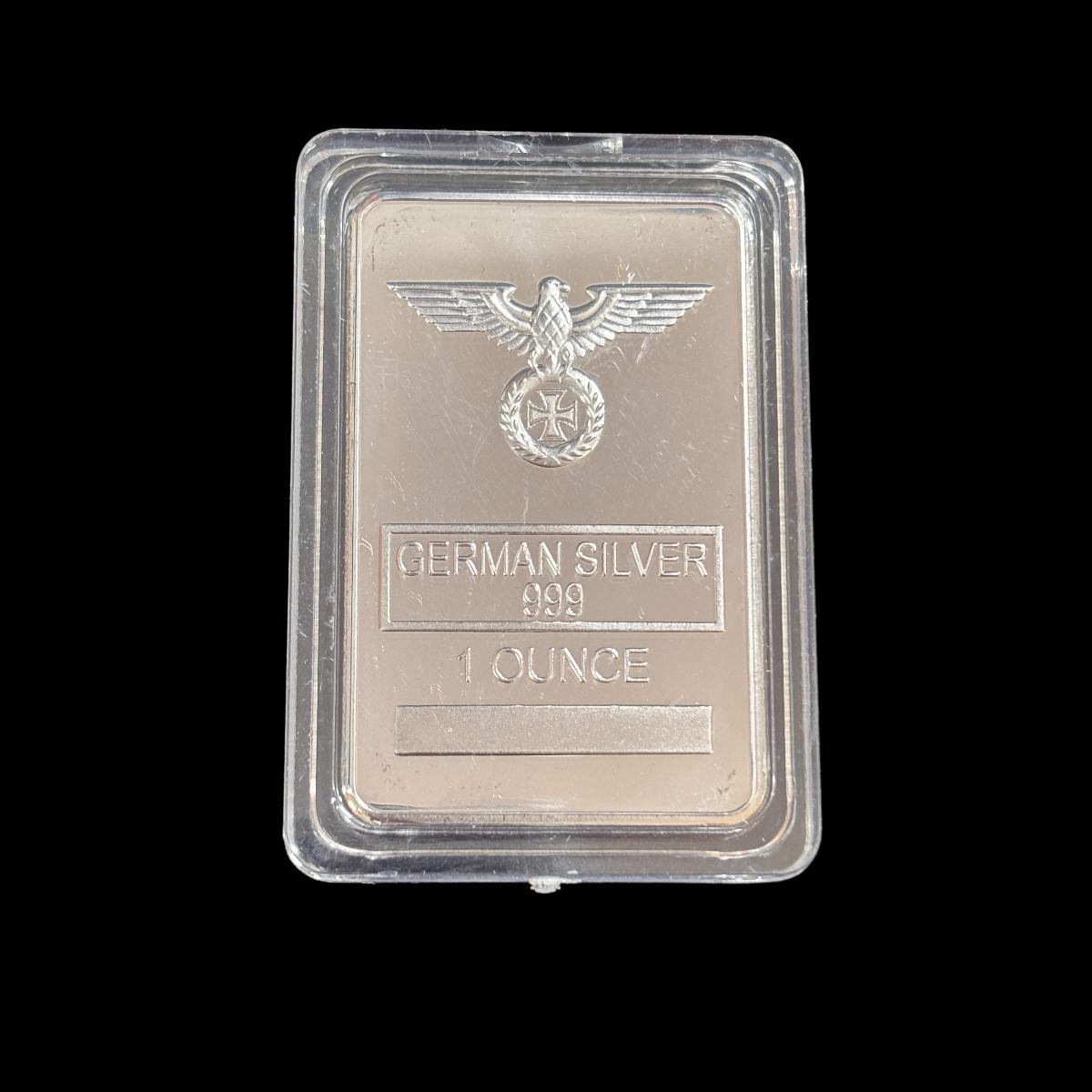 GERMAN SILVER 999 1 OUNCE Challenge Coin