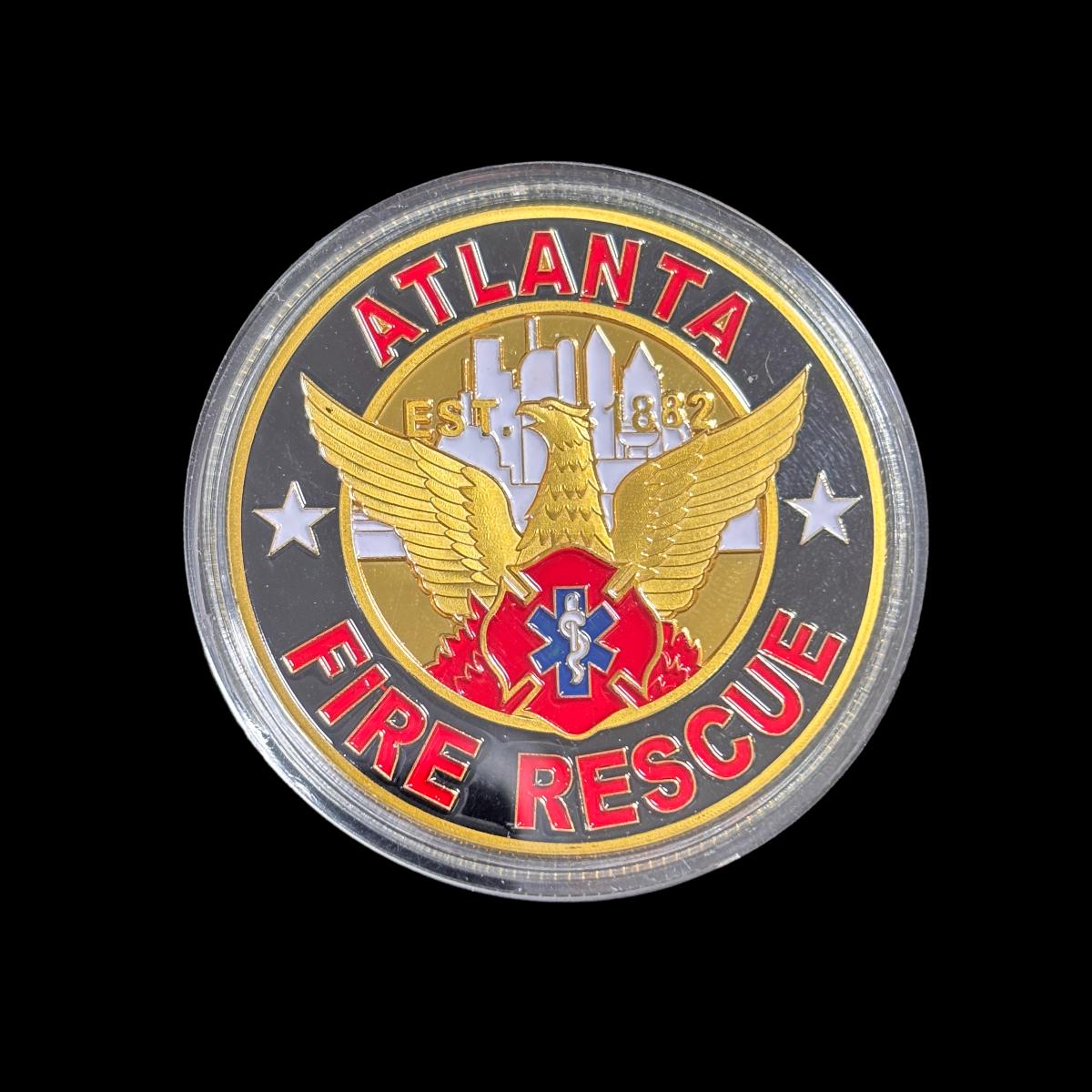 ATLANTA FIRE RESCUE Challenge Coin
