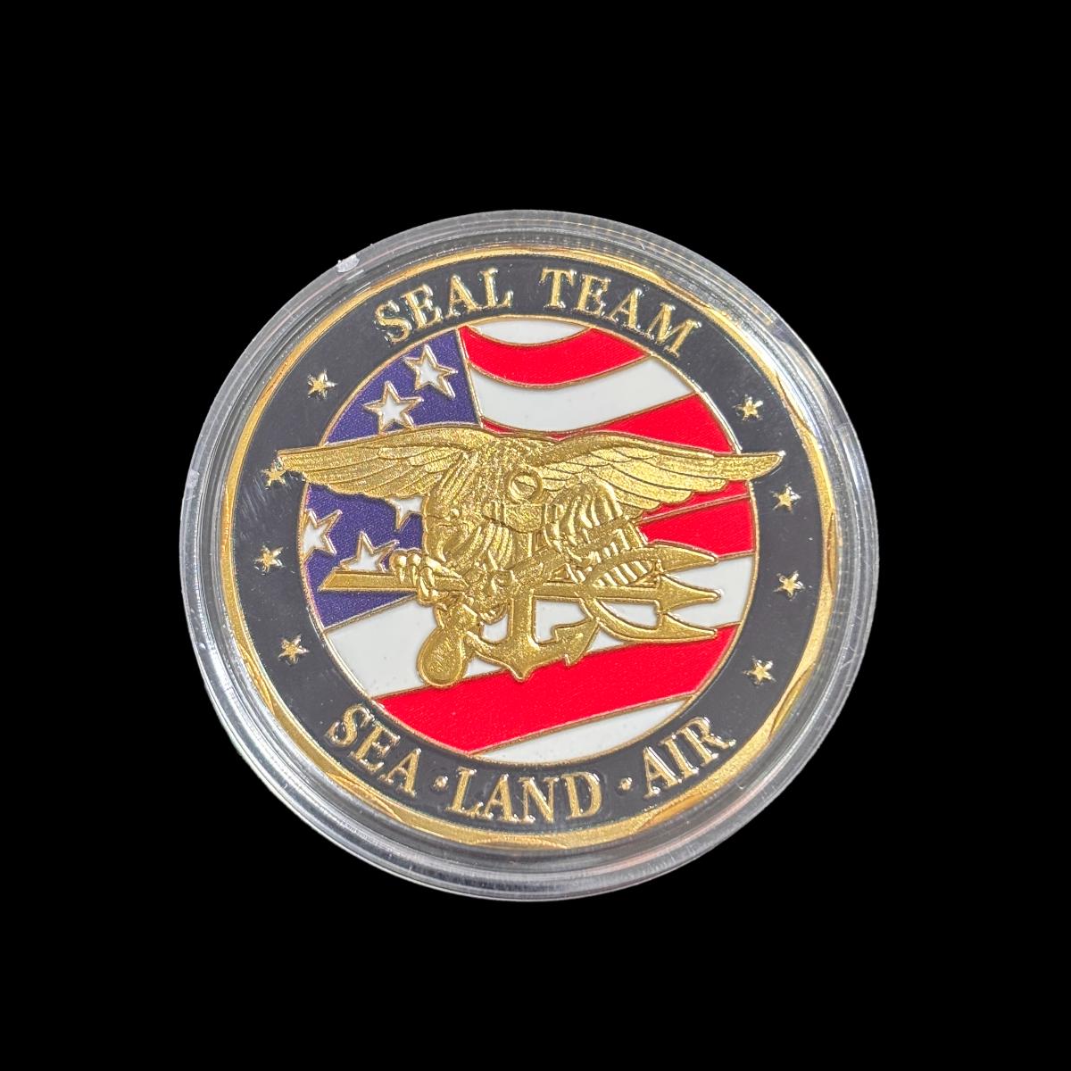 U.S. DEPT. OF THE NAVY SEAL TEAM SEA · LAND · AlR Challenge Coin