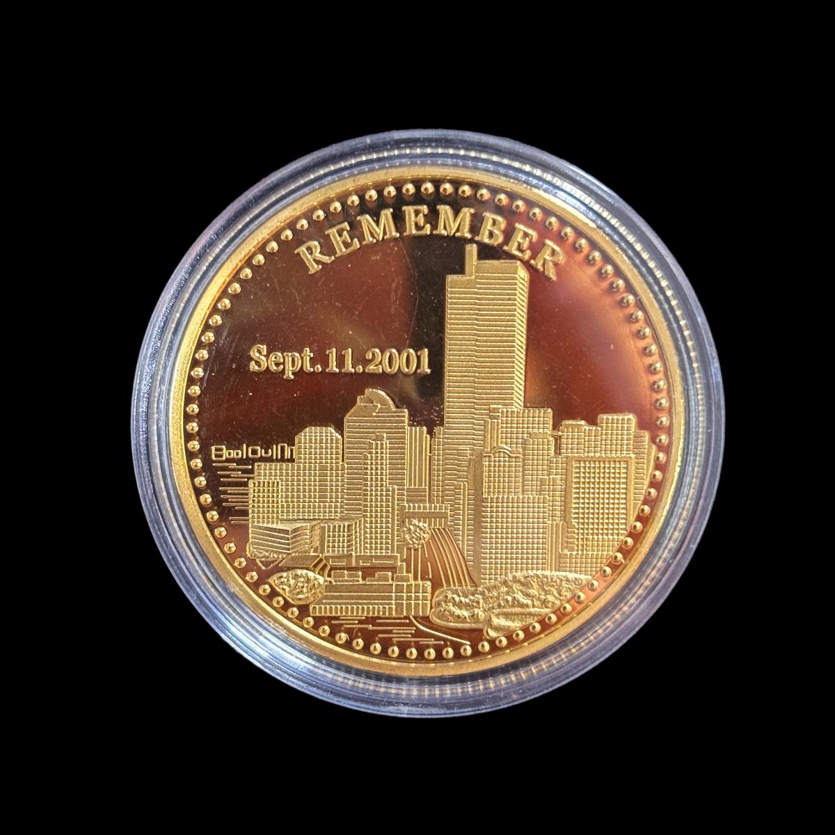 REMEMBER SEPT.11.2001 FREEDOM Challenge Coin