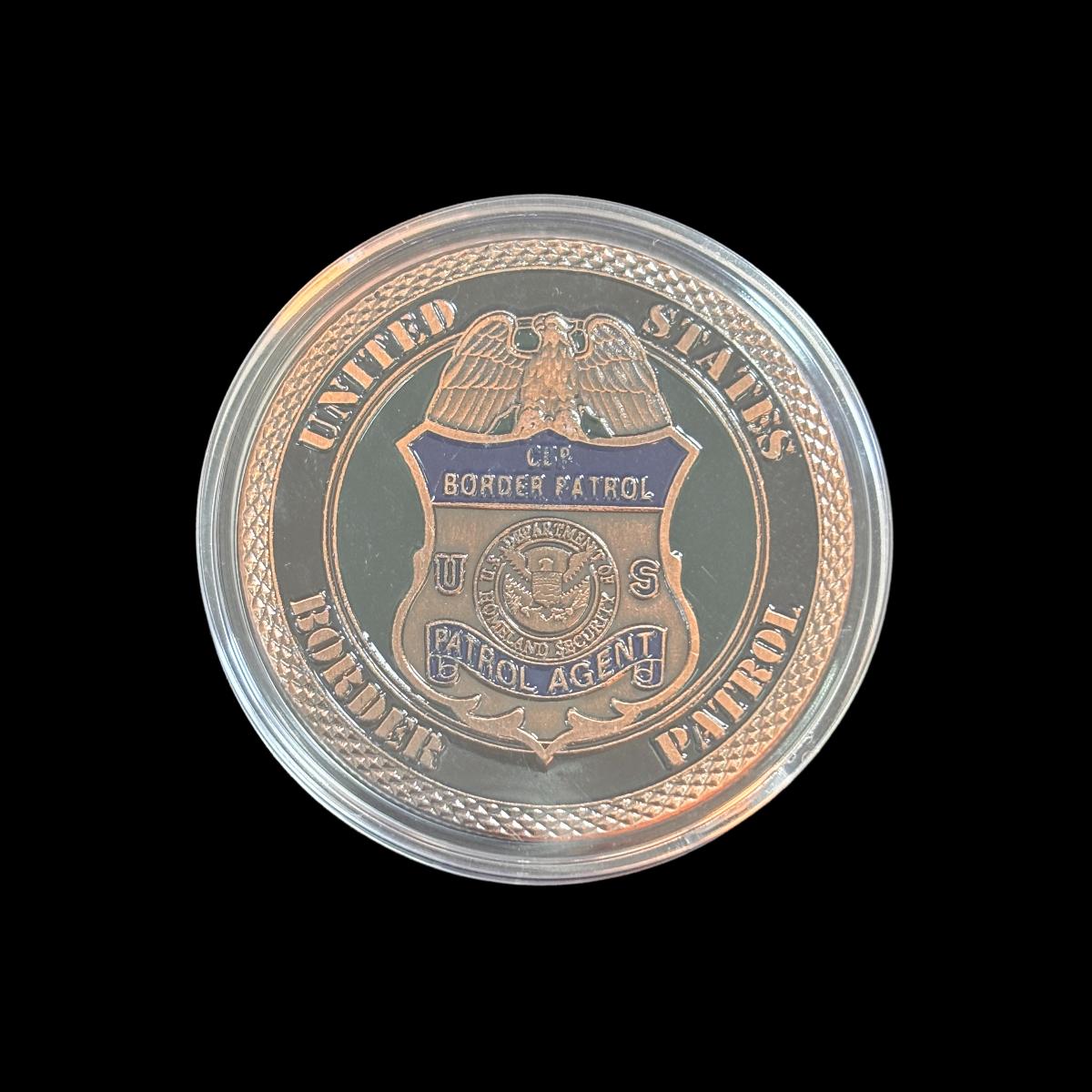 U.S. DEPT. OF HOMELAND SECURITY CBP BORDER PATROL Challenge Coin