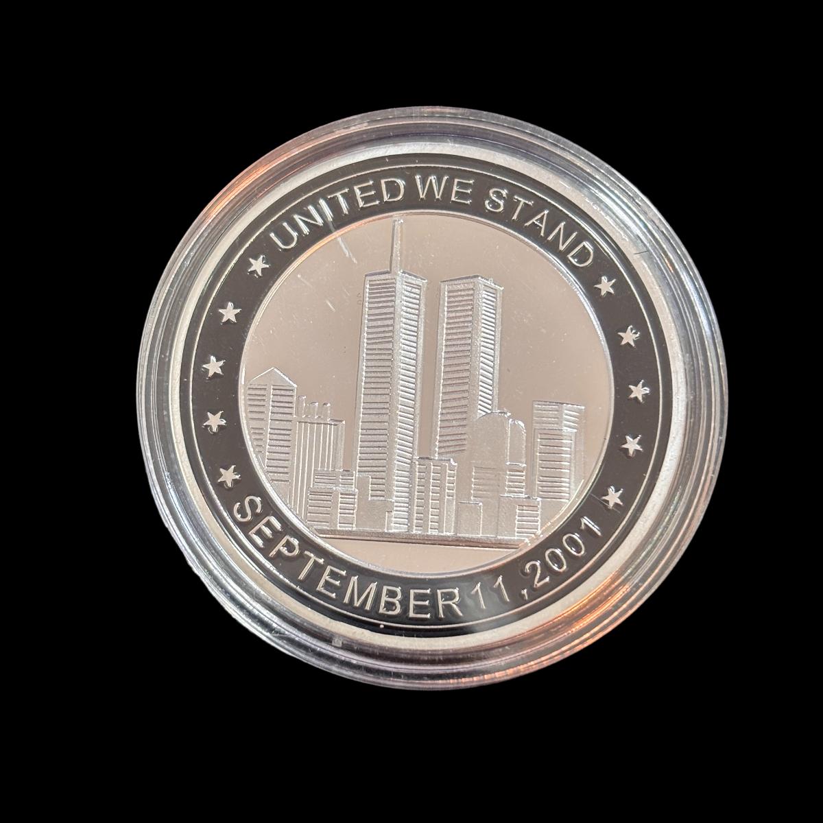 UNITED WE STAND WITH LIBERTYAND JUSTICE FORALL Challenge Coin