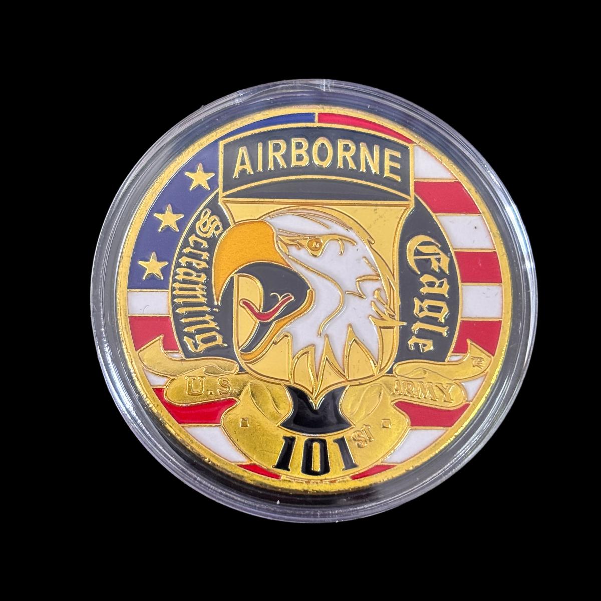 AIRBORNE 101ST AIRBORNE DIVISION Challenge Coin
