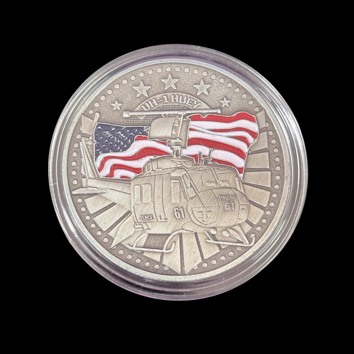 ROLE ORIGIN FIRST FLIGHT UH-1 HUEY Challenge Coin