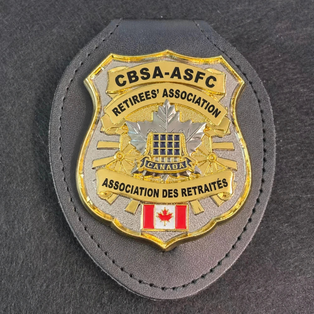 Canada Border Services Agency CBSA(ASFC) Retirees' Association badge Replica Movie Props