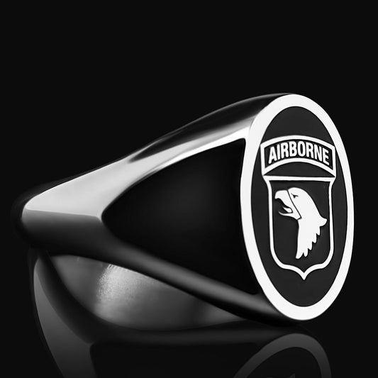 101st Airborne Signet Army Ring