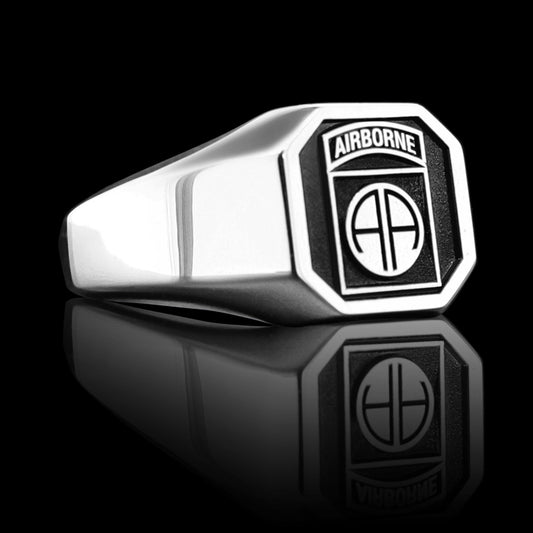 82nd Airborne Signet Army Ring