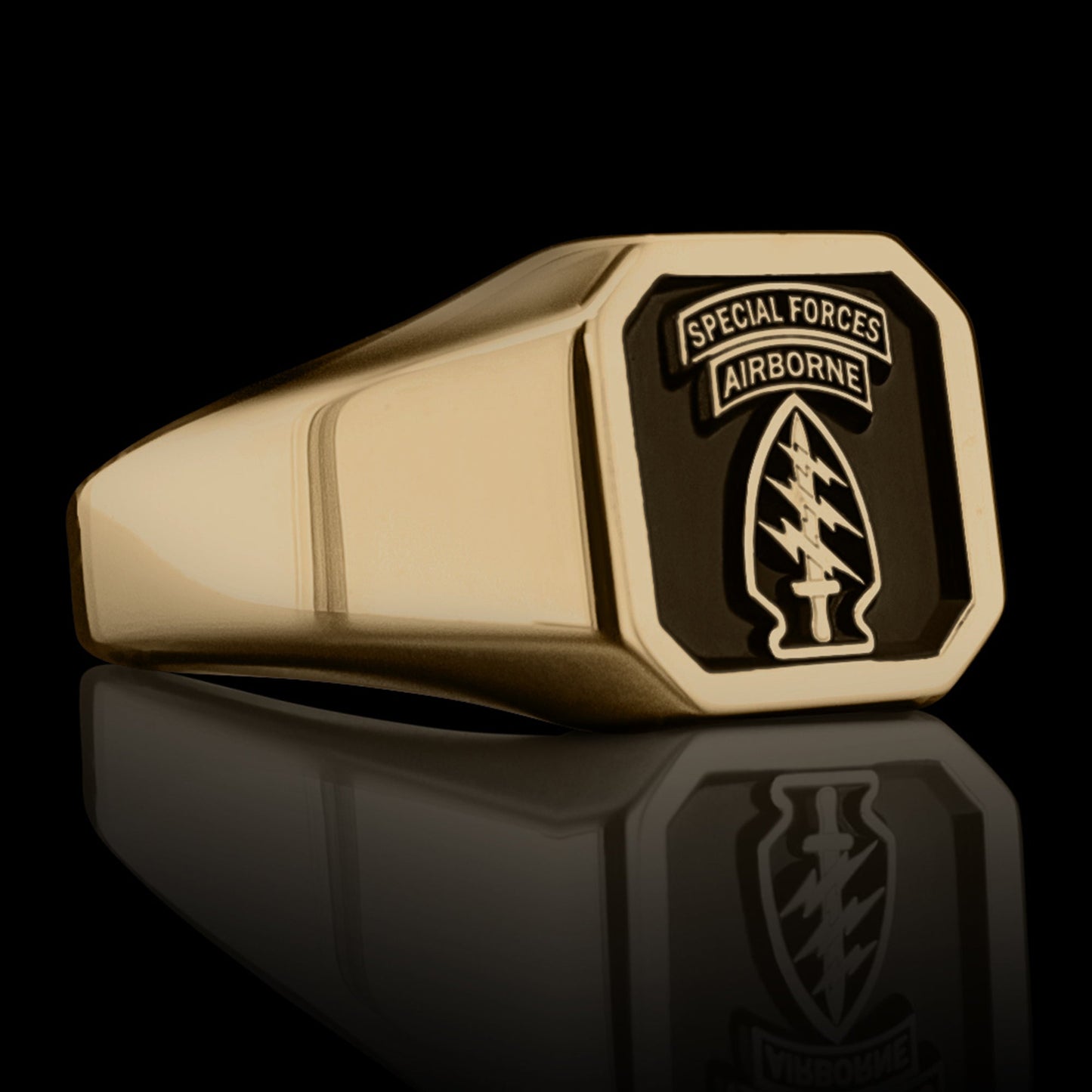 1st Special Forces (Airborne) Signet Army Ring