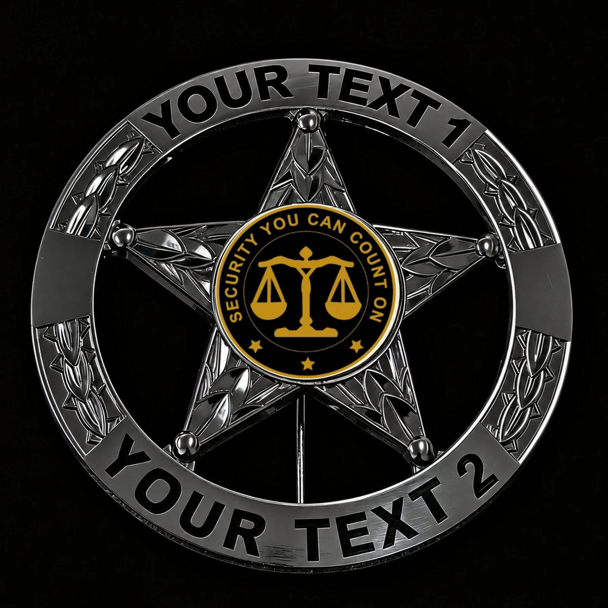 customizable badge ma29 black - BADGE