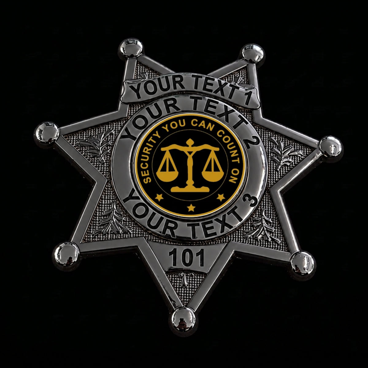 customizable badge ma33 black - BADGE