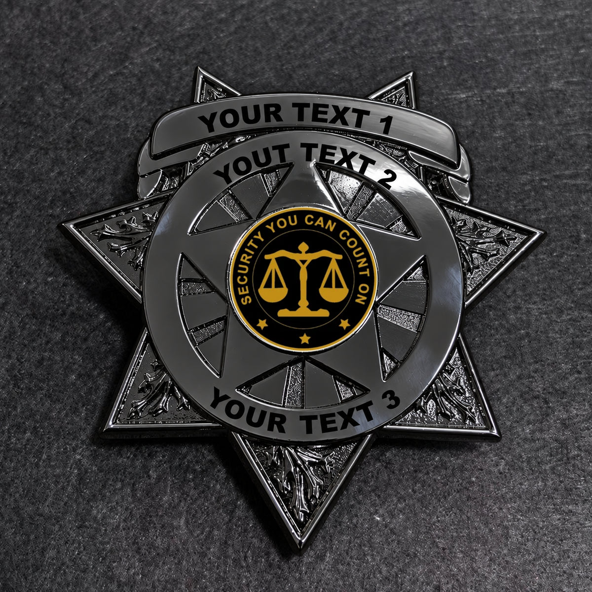 customizable badge ma51 black - BADGE