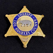 LASD Los Angeles County Sheriff Bear Badge Replica Movie Props