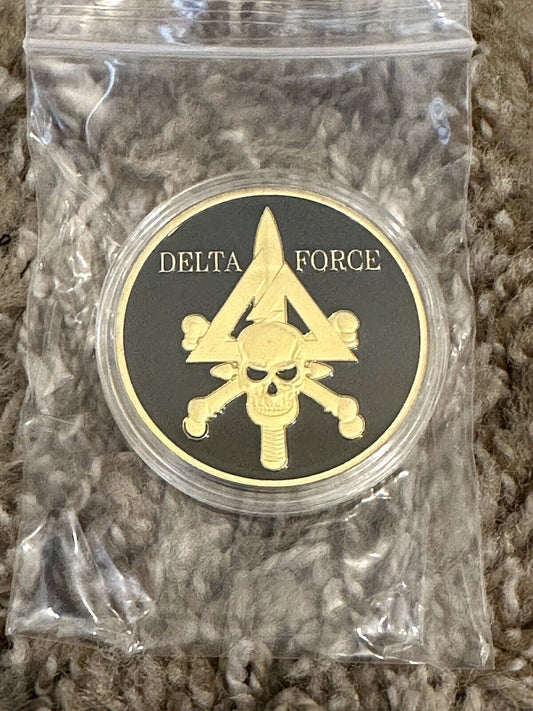 Delta Force Elite Tier 1 CAG Army Special Forces Challenge 1oz Gold Coin